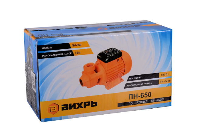 Поверхностный насос ВИХРЬ ПН-650 в Красноярске Поверхностный насос ВИХРЬ ПН-650 в Красноярске