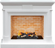 Каминокомплект Coventry - Белый / Кирпич с очагом Cassette 400 LNH-INT (с дровами) Каминокомплект Coventry - Белый / Кирпич с очагом Cassette 400 LNH-INT (с дровами)