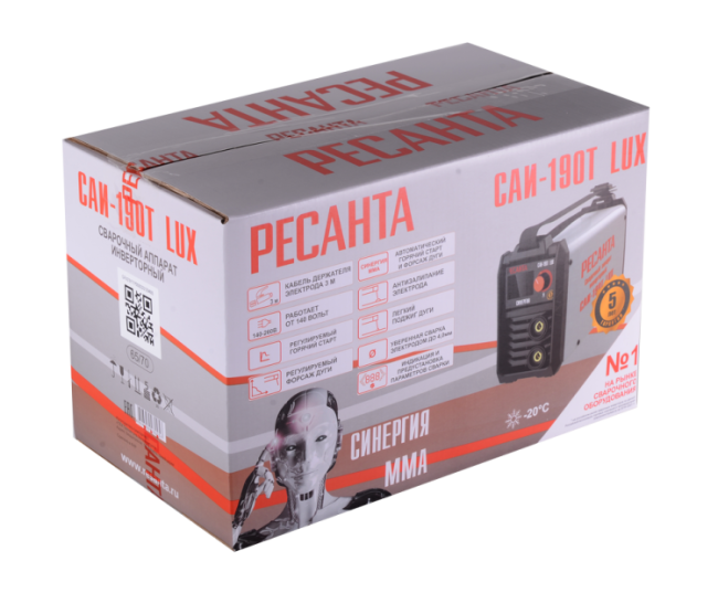 Сварочный аппарат инверторный РЕСАНТА САИ-190T LUX в Красноярске