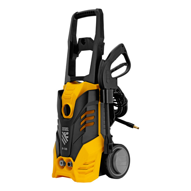 Моечная машина высокого давления R-135, 1800 Вт, 135 бар, 6 л/мин, колесная Denzel в Красноярске