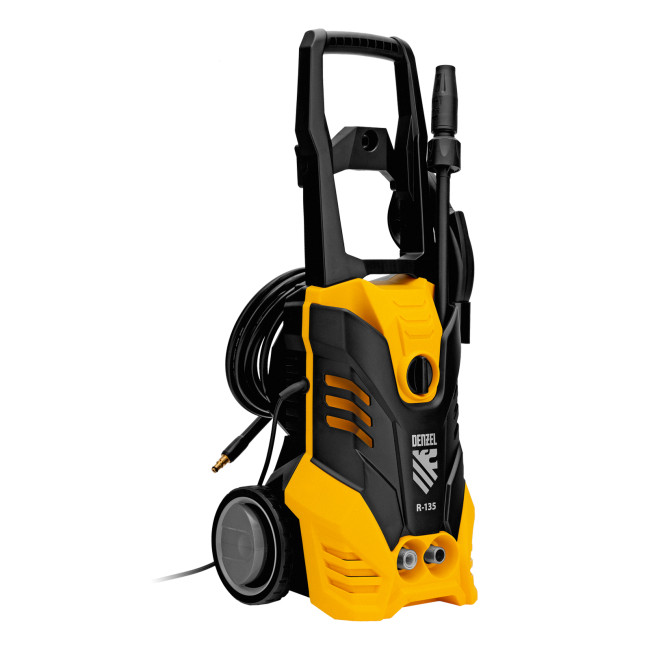 Моечная машина высокого давления R-135, 1800 Вт, 135 бар, 6 л/мин, колесная Denzel в Красноярске