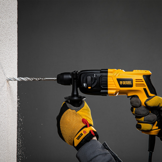 Перфоратор электрический RH-400-12, SDS-plus, 400 Вт, 1.2 Дж, 2 режима Denzel в Красноярске