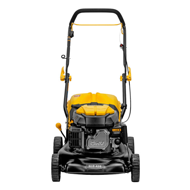 Газонокосилка бензиновая GLD-420, 146 см3, ширина 42 см, 40 л Denzel в Красноярске Газонокосилка бензиновая GLD-420, 146 см3, ширина 42 см, 40 л Denzel в Красноярске