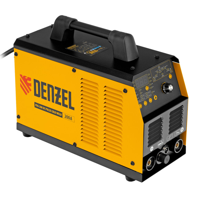 Аппарат инвертор. аргонодуговой сварки ITIG-200 DС Pulse Cold Weld, 200 А, ПВ 60% Denzel в Красноярске