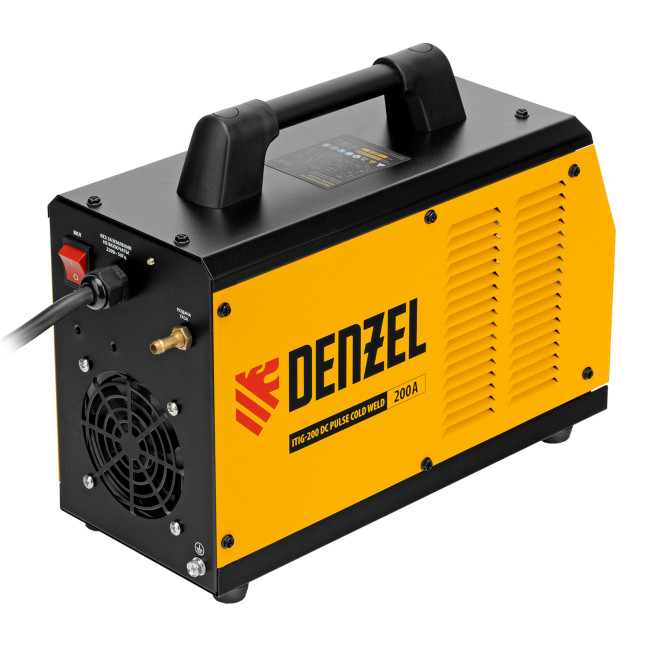 Аппарат инвертор. аргонодуговой сварки ITIG-200 DС Pulse Cold Weld, 200 А, ПВ 60% Denzel в Красноярске