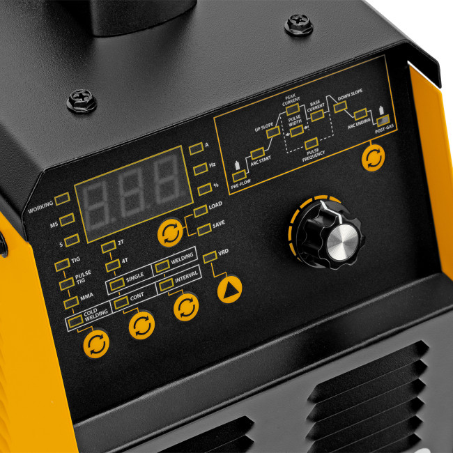 Аппарат инвертор. аргонодуговой сварки ITIG-200 DС Pulse Cold Weld, 200 А, ПВ 60% Denzel в Красноярске