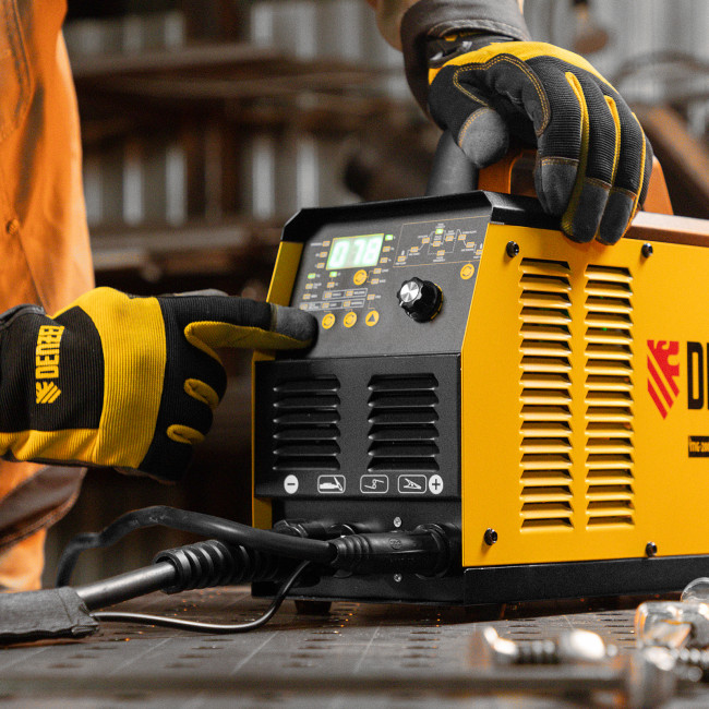 Аппарат инвертор. аргонодуговой сварки ITIG-200 DС Pulse Cold Weld, 200 А, ПВ 60% Denzel в Красноярске