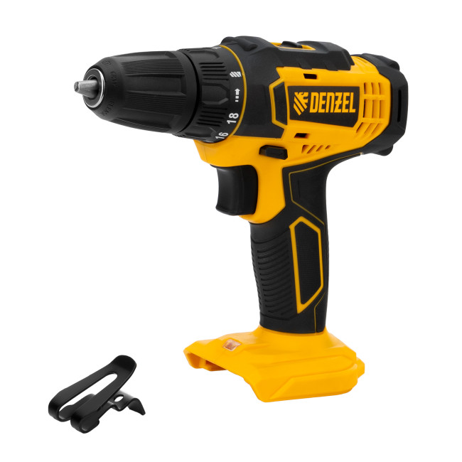 Дрель-шуруповерт аккумуляторная CDL-18-0, Li-Ion, 18 В Denzel в Красноярске