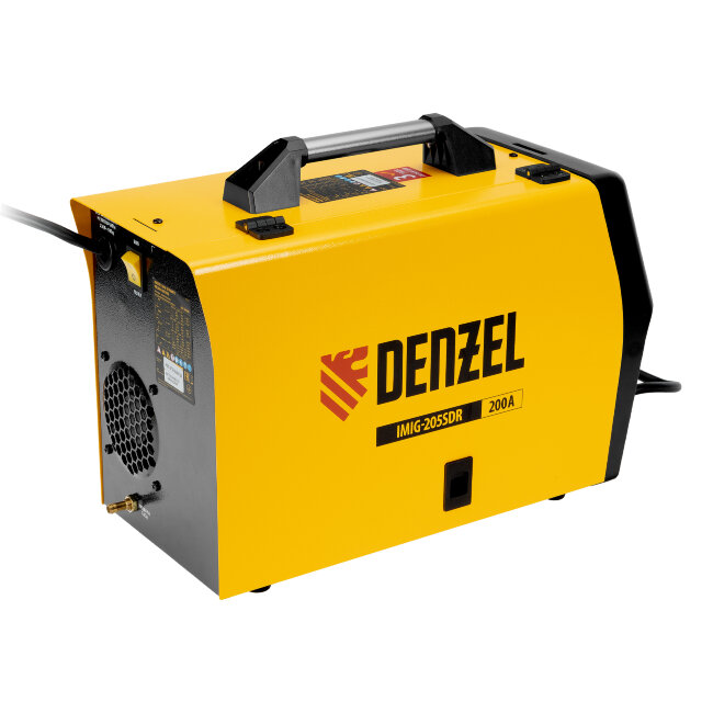 Аппарат инвертор. полуавтомат. cварки IMIG-205SDR, 200 А, ПВ 60%, катушка 5 кг Denzel в Красноярске