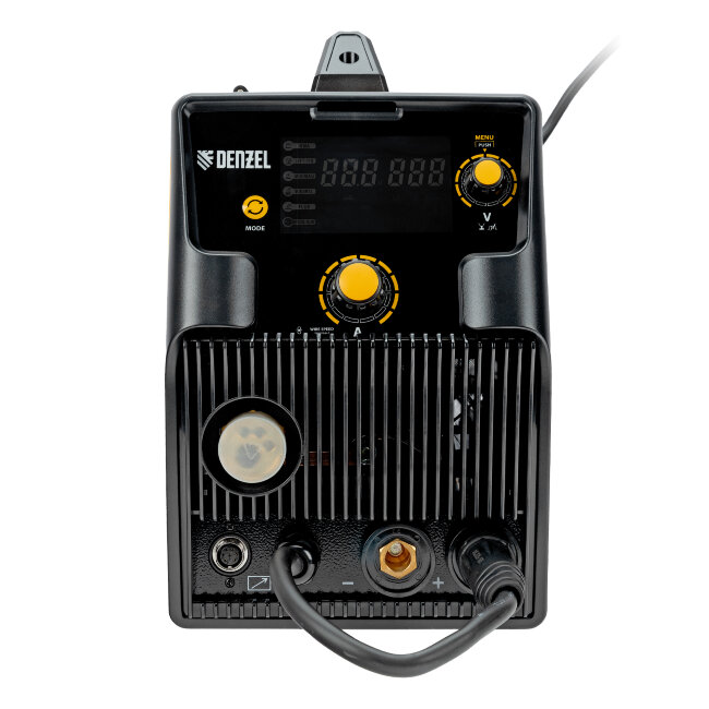 Аппарат инвертор. полуавтомат. cварки IMIG-205SDR, 200 А, ПВ 60%, катушка 5 кг Denzel в Красноярске