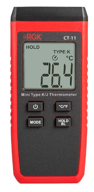 Термометр RGK CT-11 с погружным зондом температуры TR-10W с поверкой в Красноярске