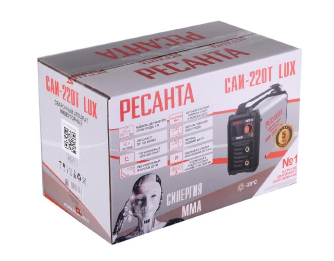 Сварочный аппарат инверторный РЕСАНТА САИ-220T LUX в Красноярске