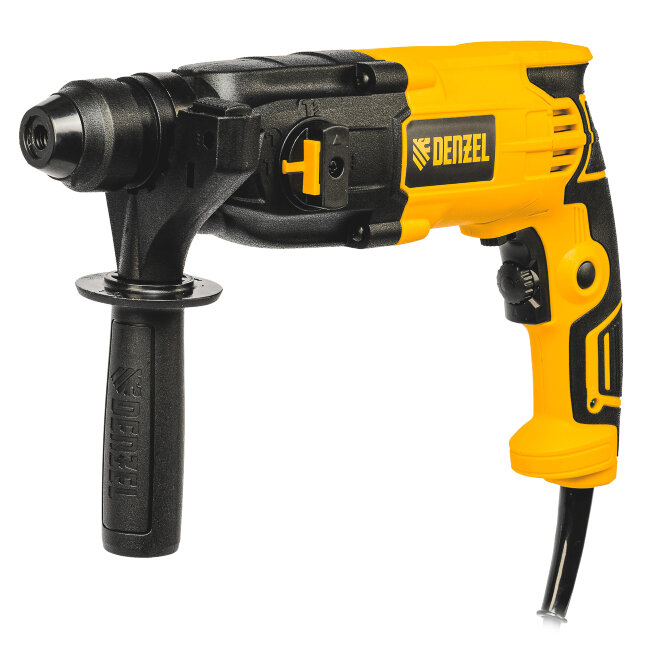 Перфоратор электрический RH-650-18, SDS-plus, 650 Вт, 2.0 Дж, 3 плюс 1 режим Denzel в Красноярске