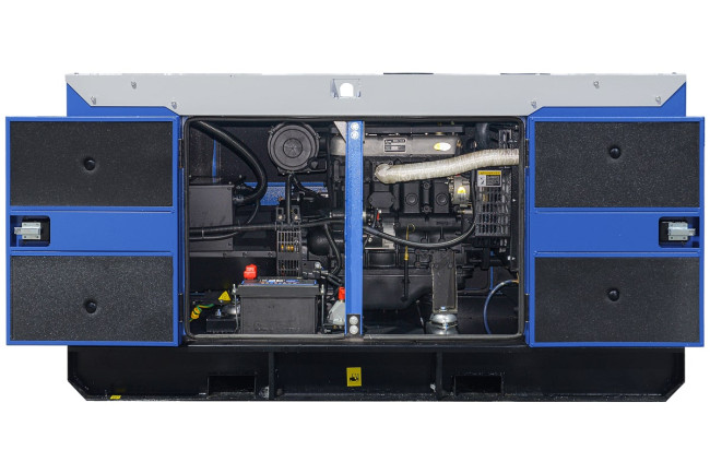 Дизельный генератор ТСС АД-20С-Т400 в шумозащитном кожухе в Красноярске