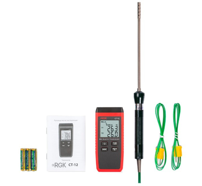 Термометр RGK CT-12 с зондом температуры воздуха TR-10A в Красноярске