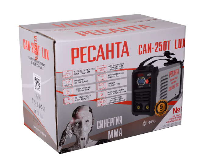 Сварочный аппарат инверторный РЕСАНТА САИ-250T LUX в Красноярске