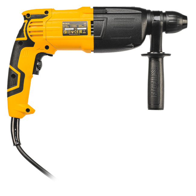 Перфоратор электрический RH-750-24, SDS-plus, 750 Вт, 2.5 Дж, 3 режима Denzel в Красноярске