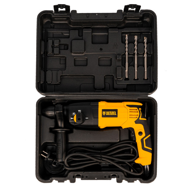 Перфоратор электрический RH-750-24, SDS-plus, 750 Вт, 2.5 Дж, 3 режима Denzel в Красноярске