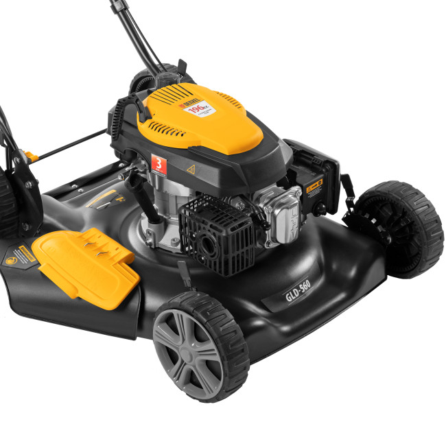 Газонокосилка бензиновая GLD-560, 196 см3, ширина 56 см Denzel в Красноярске Газонокосилка бензиновая GLD-560, 196 см3, ширина 56 см Denzel в Красноярске