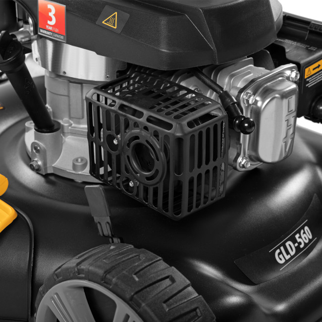 Газонокосилка бензиновая GLD-560, 196 см3, ширина 56 см Denzel в Красноярске Газонокосилка бензиновая GLD-560, 196 см3, ширина 56 см Denzel в Красноярске