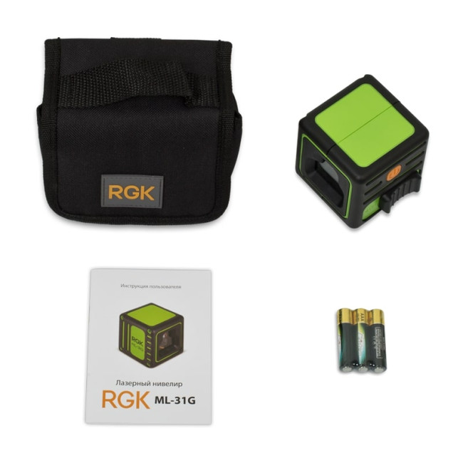Комплект: лазерный уровень RGK ML-31G + штатив RGK F170 в Красноярске