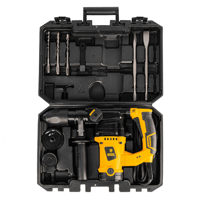 Перфоратор электрический RHV-1100-26, SDS-plus, 1100 Вт, 4 Дж, 3 режима Denzel в Красноярске
