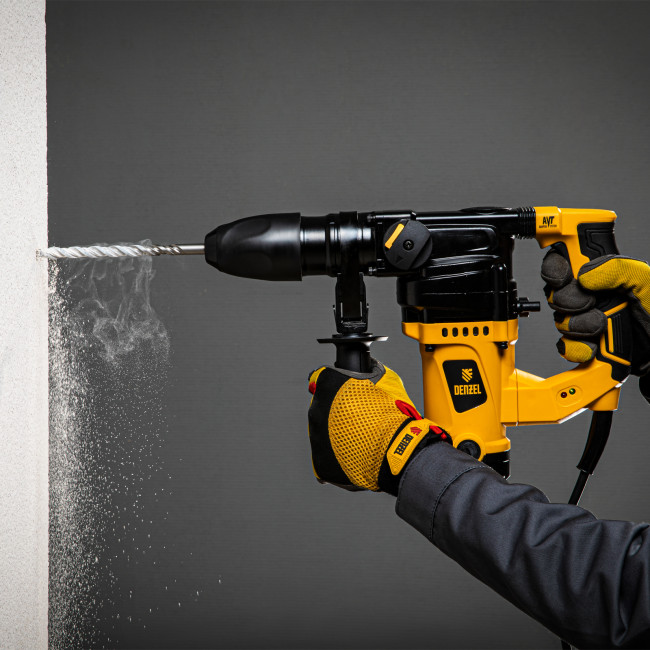 Перфоратор электрический RHV-1100-26, SDS-plus, 1100 Вт, 4 Дж, 3 режима Denzel в Красноярске