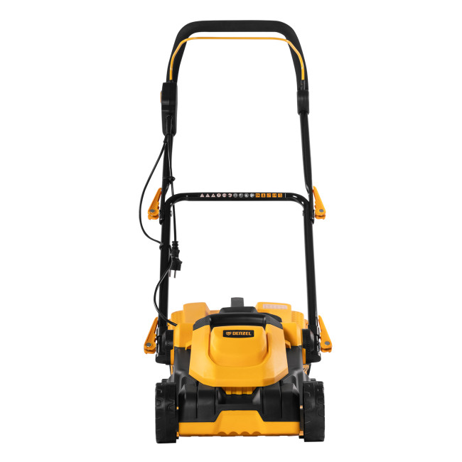 Газонокосилка электрическая GM-1200, 1200 Вт, ширина 32 см, 3 уровня, травосборник 25 л. Denzel в Красноярске Газонокосилка электрическая GM-1200, 1200 Вт, ширина 32 см, 3 уровня, травосборник 25 л. Denzel в Красноярске