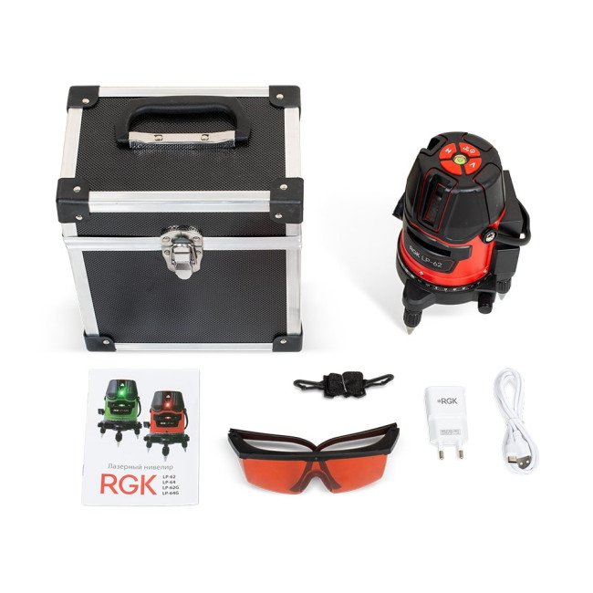 Комплект: лазерный уровень RGK LP-62 + штатив RGK LET-170 в Красноярске