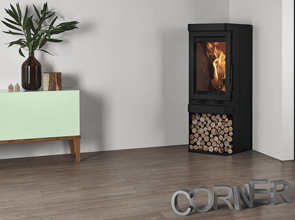 Печь-камин угловая Solzaima Tek Corner в Красноярске