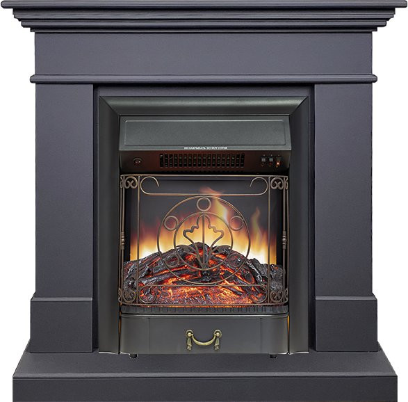 Каминокомплект California SFT (Разборный) - Серый графит с очагом Majestic FX Black в Красноярске