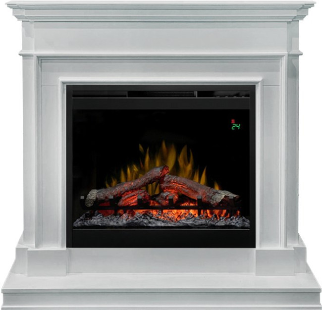 Каминокомплект Newport - Белый с очагом Symphony 26'' DF2624L-INT в Красноярске