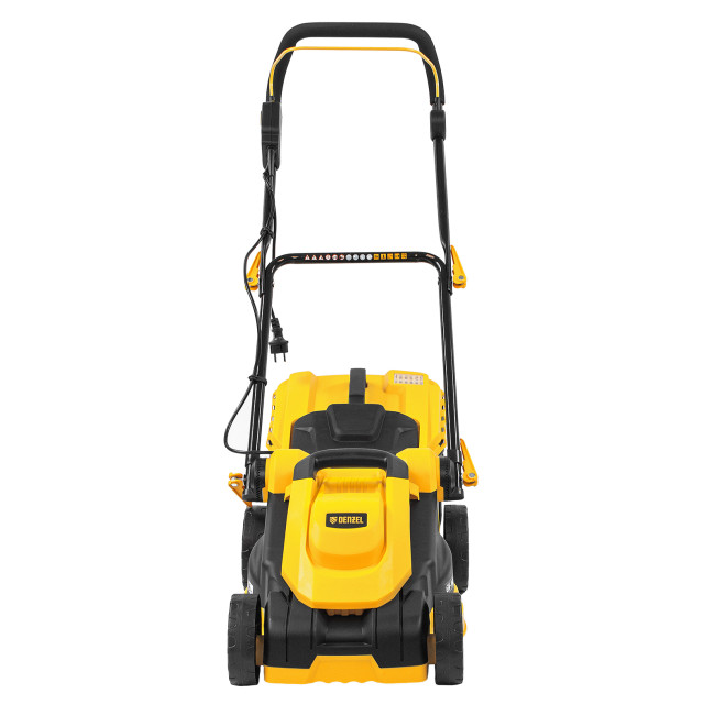 Газонокосилка электрическая GM-1600, 1600 Вт, ширина 36 см, 3 уровя, травосборник 35 л. Denzel в Красноярске Газонокосилка электрическая GM-1600, 1600 Вт, ширина 36 см, 3 уровя, травосборник 35 л. Denzel в Красноярске