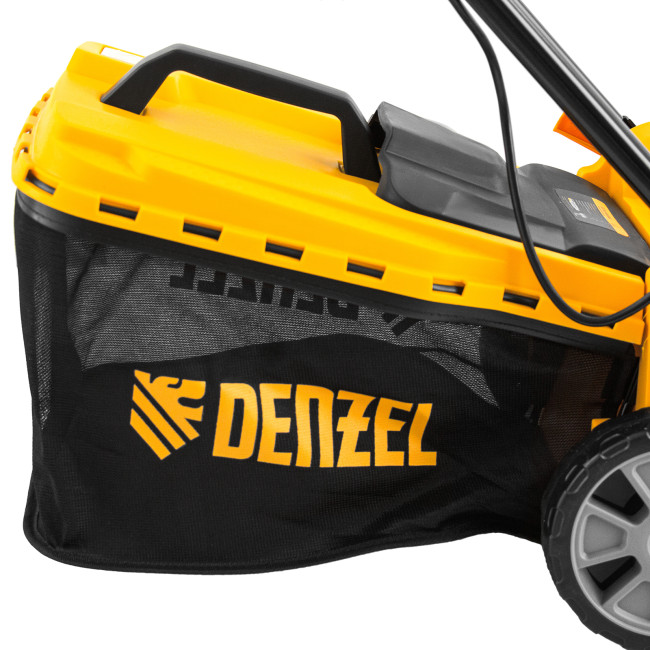 Газонокосилка электрическая GM-1600, 1600 Вт, ширина 36 см, 3 уровя, травосборник 35 л. Denzel в Красноярске Газонокосилка электрическая GM-1600, 1600 Вт, ширина 36 см, 3 уровя, травосборник 35 л. Denzel в Красноярске