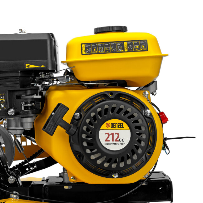 Мотоблок DPT-270SB, 7 л.с., ремен.сцеп, фрез 3х4, ШОМ, без колес, передачи 2В/1Н Denzel в Красноярске Мотоблок DPT-270SB, 7 л.с., ремен.сцеп, фрез 3х4, ШОМ, без колес, передачи 2В/1Н Denzel в Красноярске