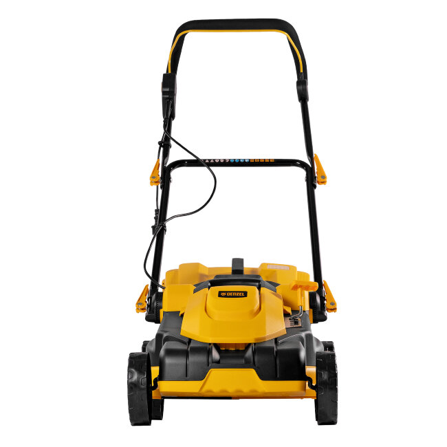 Газонокосилка электрическая GM-2000, 2000 Вт, ширина 43 см, 6 уровней, травосборник 45 л. Denzel в Красноярске Газонокосилка электрическая GM-2000, 2000 Вт, ширина 43 см, 6 уровней, травосборник 45 л. Denzel в Красноярске