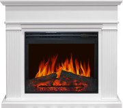 Каминокомплект Adagio - Белый с очагом Jupiter FX New Каминокомплект Adagio - Белый с очагом Jupiter FX New