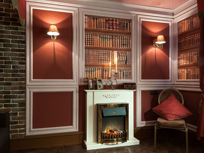 Каминокомплект Lumsden - Белый дуб с очагом Danville Antique Brass FB2 в Красноярске