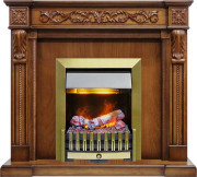 Каминокомплект Neapol - Дуб антик с очагом Danville Antique Brass FB2