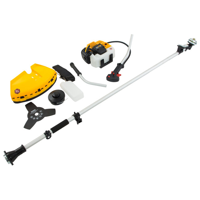 Триммер бензиновый DT 25, 25 см3, 1.3 л. с, неразъемная штанга, состоит из 2 частей Denzel в Красноярске