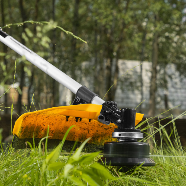 Триммер бензиновый DT 25, 25 см3, 1.3 л. с, неразъемная штанга, состоит из 2 частей Denzel в Красноярске