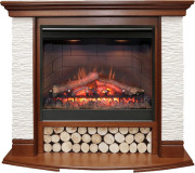 Каминокомплект Country - Орех/Сланец белый с очагом Symphony 26'' DF2608-INT Каминокомплект Country - Орех/Сланец белый с очагом Symphony 26'' DF2608-INT