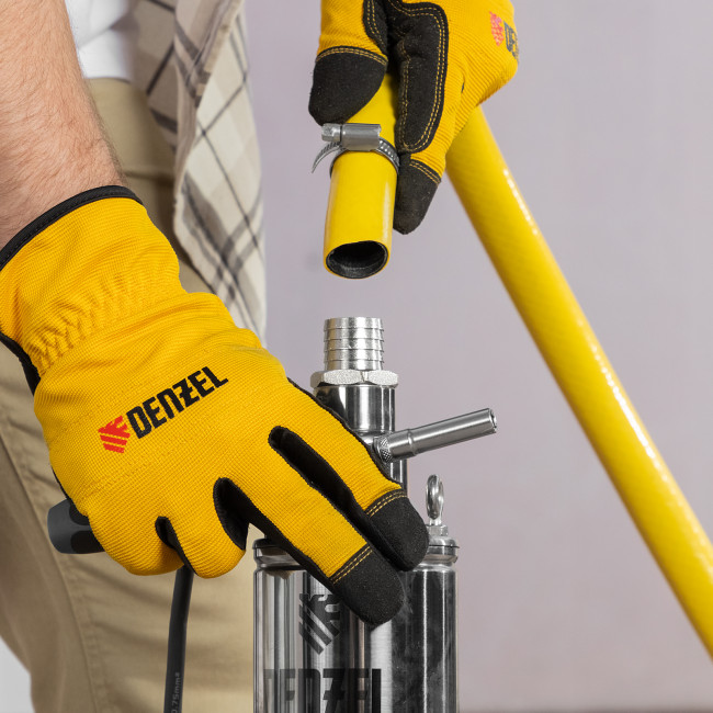 Скважинный насос DWS-3,5-100, винтовой, диаметр 3,5", 800 Вт, 1700 л/ч, напор 100 м Denzel в Красноярске