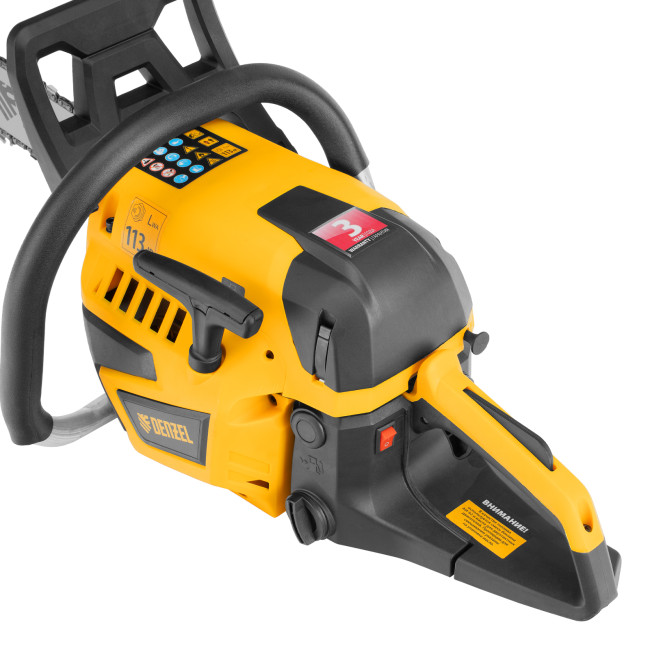 Пила цепная бензиновая DS-4516, шина 40 см, 45 см3, 2,5 л.с, шаг 0,325, паз 1,5 мм, 64 звена Denzel в Красноярске