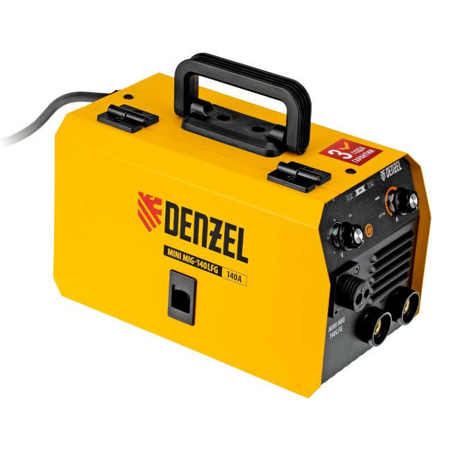 Аппарат инвертор. полуавтомат. сварки Mini MIG-140LFG, 140 А, ПВ 60%// Denzel в Красноярске