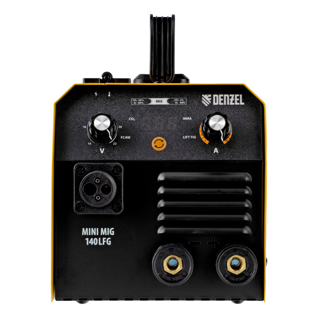 Аппарат инвертор. полуавтомат. сварки Mini MIG-140LFG, 140 А, ПВ 60%// Denzel в Красноярске