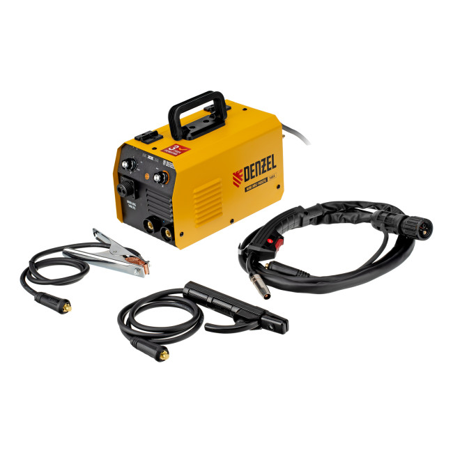 Аппарат инвертор. полуавтомат. сварки Mini MIG-140LFG, 140 А, ПВ 60%// Denzel в Красноярске