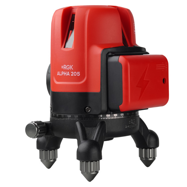 Лазерный уровень RGK ALPHA 205 с зелёным лучом в Красноярске