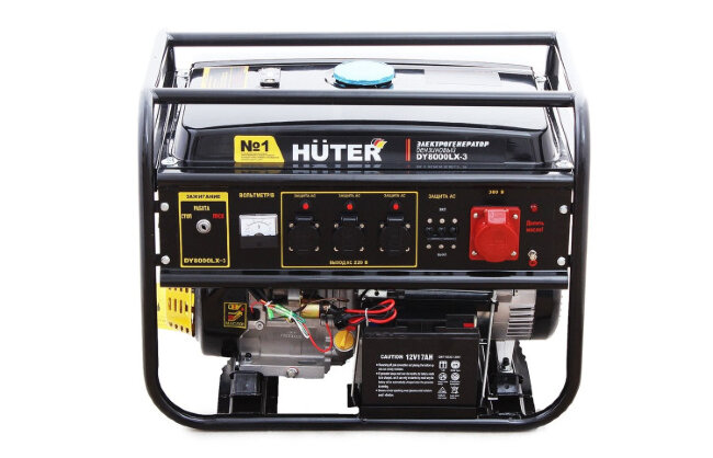 Портативный бензогенератор HUTER DY8000LX-3 в Красноярске