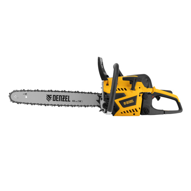 Пила цепная бензиновая DS-5218, шина 45 см, 52 см3, 3 л.с, шаг 0,325, паз 1,5 мм, 72 звена Denzel в Красноярске